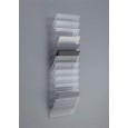 PREDALNIK STENSKI 12-DELNI A4 LEŽEČ DURABLE FLEXIBOXX PROZORN