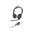 SLUŠALKE POLY HP STEREO BLACWIRE 5220 USB-C + 3,5 MM VTIČ + ADAPTER USB-C/A