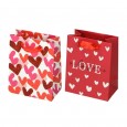 VREČKA DARILNA MALA DELUXE 14X6,5X14 SRČKI