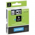 TRAK DYMO D1 12X7MM 45010 ČRNA NA PROZORNI PODLAGI