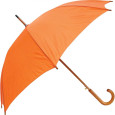 DEŽNIK ZEUS Z LESENIM ROČAJEM PREMER 105CM (ORANŽEN)