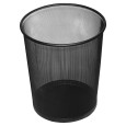 KOŠ ZA SMETI KOVINSKI 12L LEVIA (ČRN)