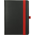 NOTESNIK A5 14X21CM FLUX Z ELASTIKO (RDEČ)