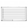 TABLA MAGNETNA SPREE 120X240 Z NOTNIMI ČRTAMI 73080