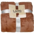ODEJA SHERPA 130X180CM RJAVA 260G