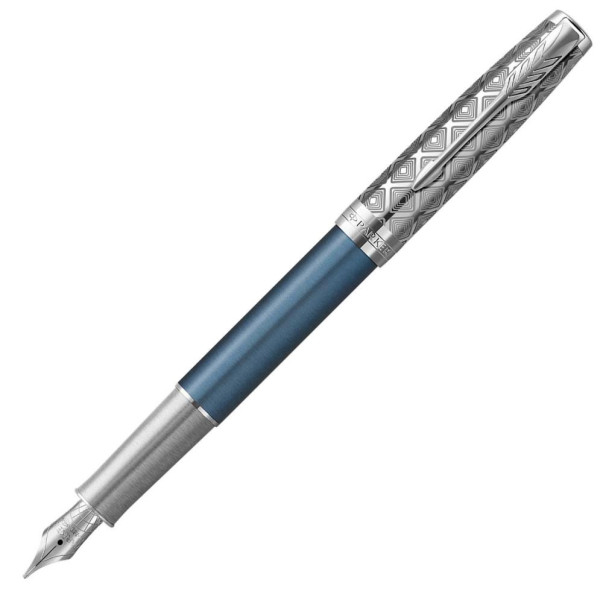 NALIVNO PERO PARKER SONNET METAL MODRA