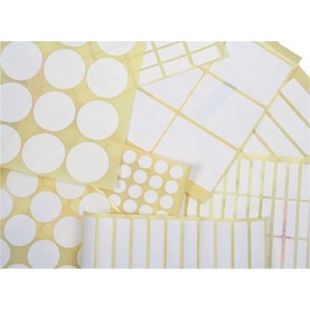 ETIKETE SAMOLEPILNE NA POLAH OKROGLE 28MM