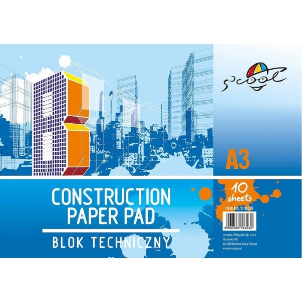 RISALNI BLOK LEVIA 1/10 A3 160GSM 110238