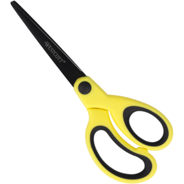 ŠKARJE WESTCOTT NEON RUMENE 17CM E-21567 00