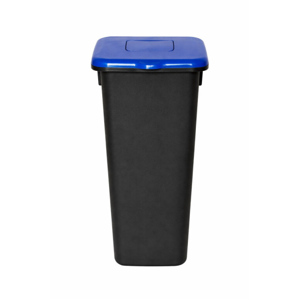 KOŠ ZA SMETI PLA ČRN 75L (MODER POKROV)