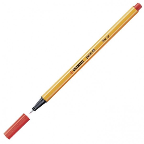 FLOMASTER STABILO POINT 88 0,4 (RDEČ)