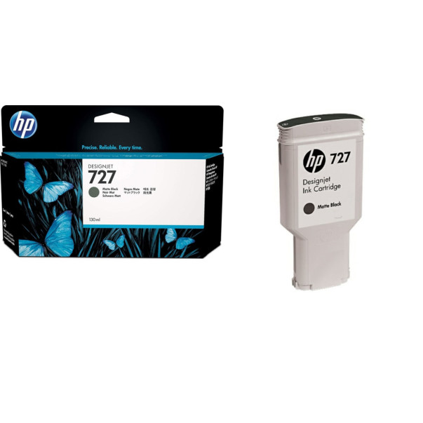 ČRNILO HP B3P22A MAT BLACK 727 130ML ZA DESIGNJET T920/T1500