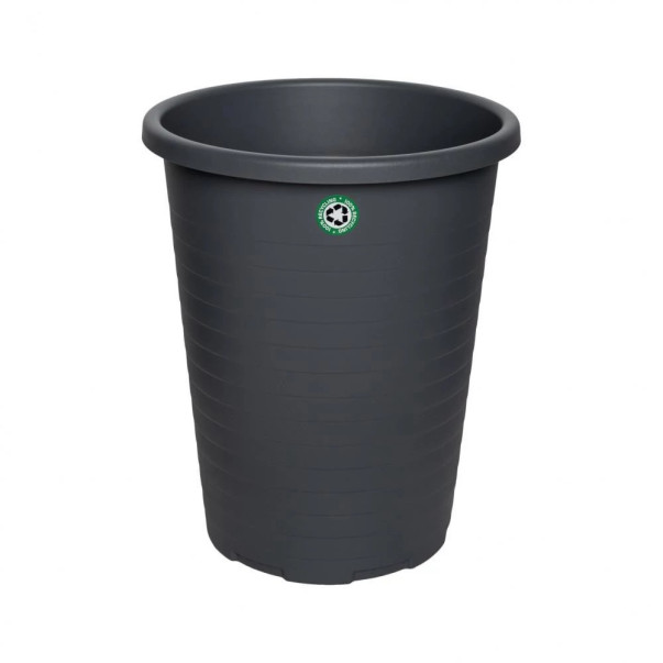 KOŠ ZA SMETI PVC OKROGEL PLA SIV 15L