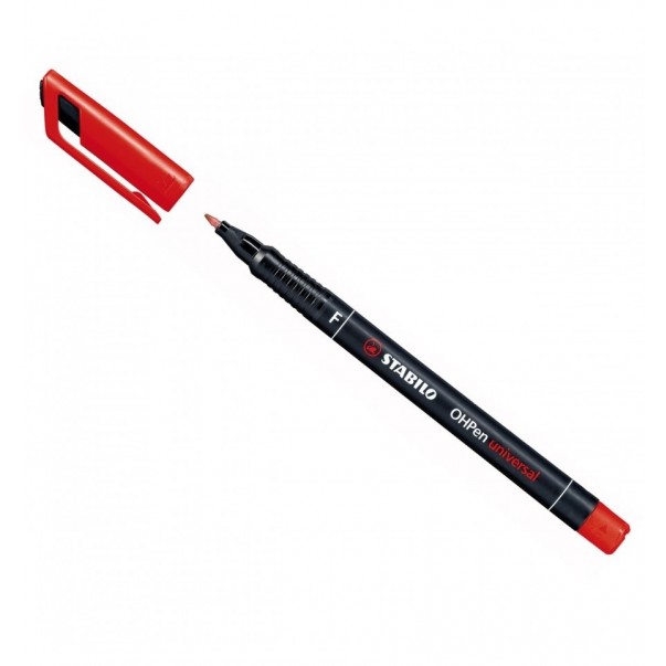 FLOMASTER STABILO OHPEN F RDEČ