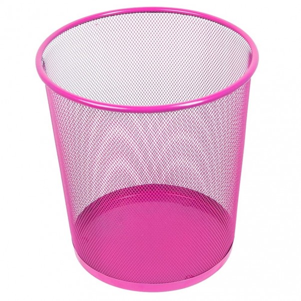 KOŠ ZA SMETI KOVINSKI 12L LEVIA ROZA