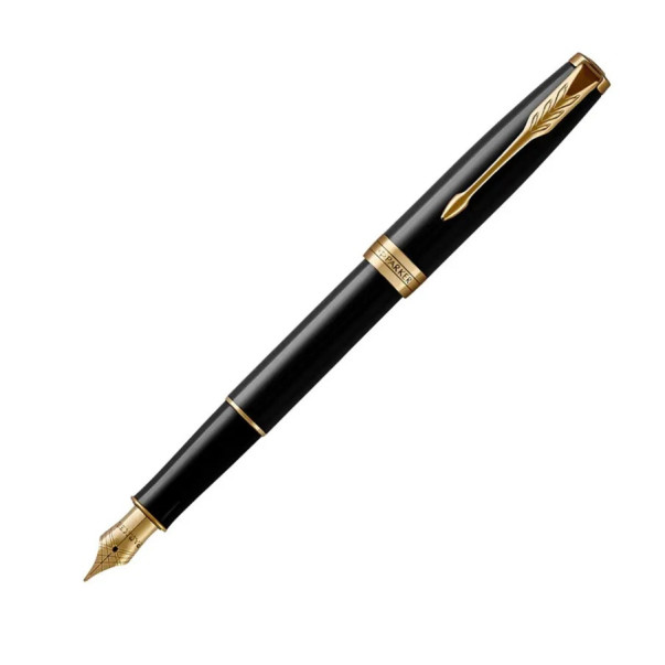 NALIVNO PERO PARKER SONNET CORE ČRNO ZLAT