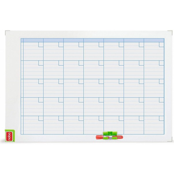 PLANER MESEČNI MAGNETNI 60X90 NOBO