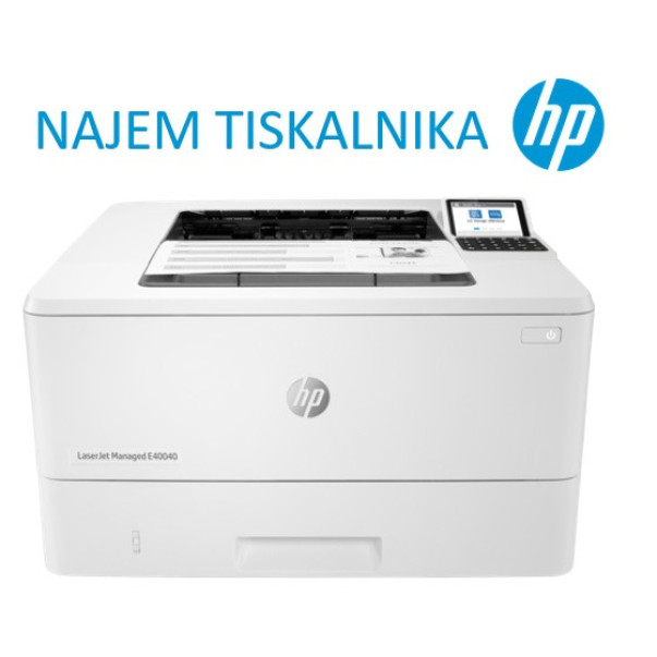 NAJEM TISKALNIK HP LASERJET E40040DN (3PZ35A#B19) POGODBA