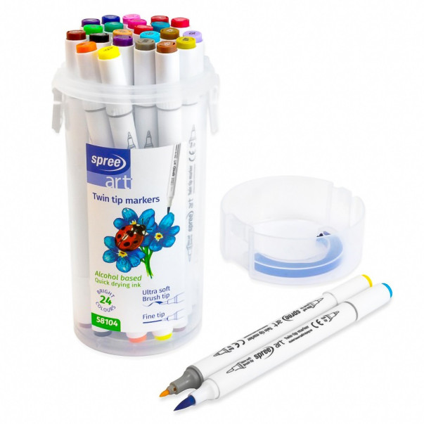 FLOMASTER ALKOHOLNI SPREE DVOJNA KONICA 1/24 58104