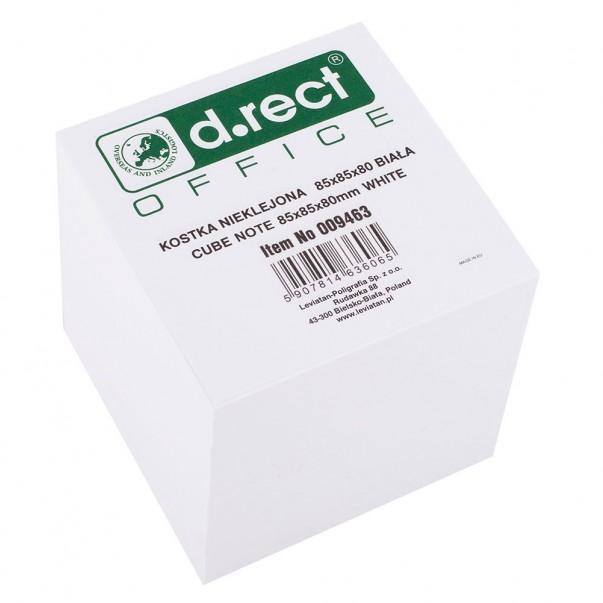 KOCKA BELA LISTIČI 85X85X80 LEVIA D.RECT 009463