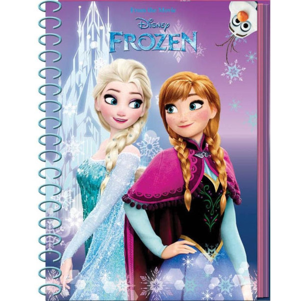 BELEŽKA A6 ŠPIRALNA FROZEN