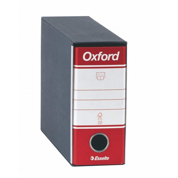 REGISTRATOR OXFORD A5 ŠIROK + ŠKT RDEČ (RDEČ)