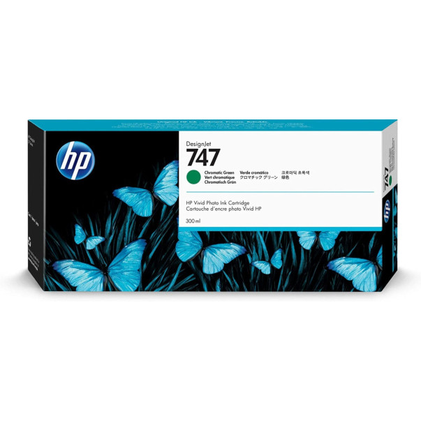 ČRNILO HP P2V84A CHROMATIC GREEN 747 ZA DJ Z6/Z9+ ZA 300ML