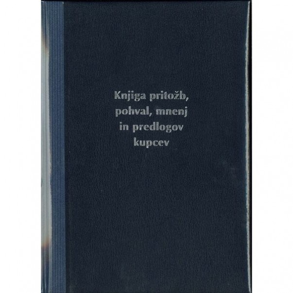 OBRAZEC 0,6 1/50 KNJIGA POHVAL, PRITOŽB, MNENJ IN PREDLOGOV