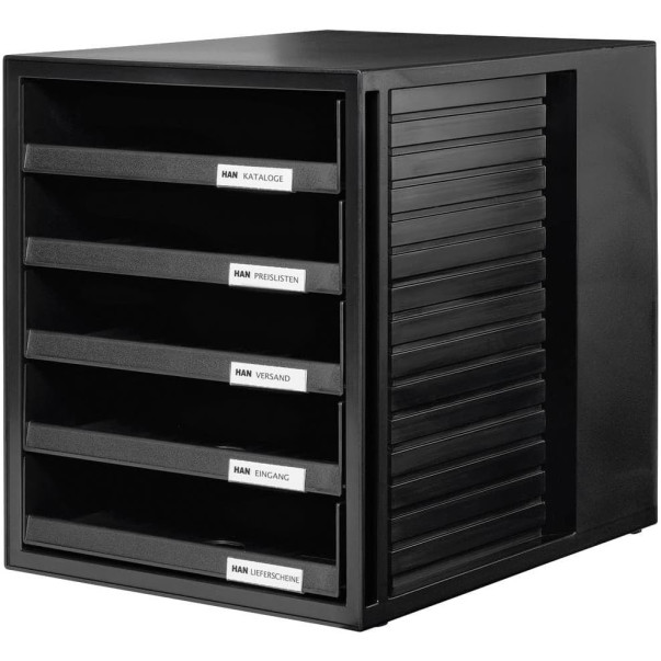 PREDALNIK HAN 5-DELNI SYSTEM BOX ODPRT (ČRN)