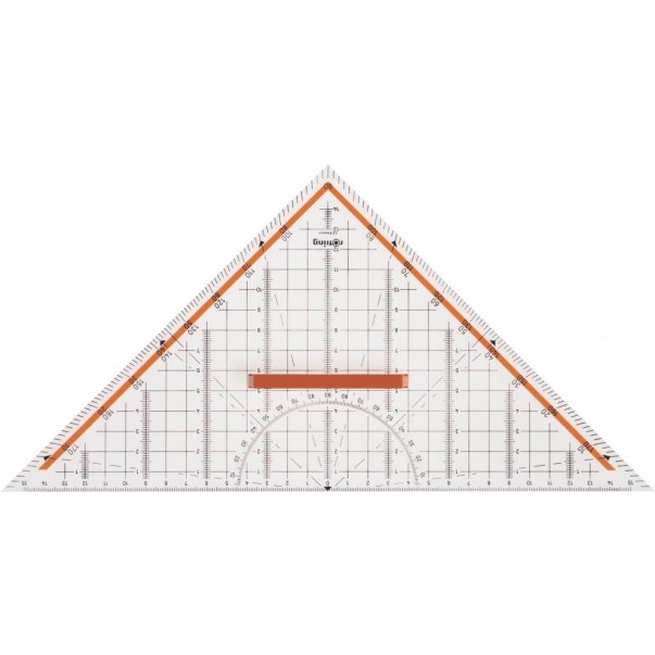 RAVNILO TRIKOTNIK GEO 32CM