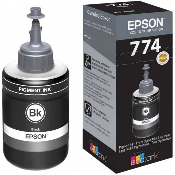 ČRNILO EPSON C13T77414A BLACK PIGMENT STEKLENIČKA 140ML CCA. 6.500 STR