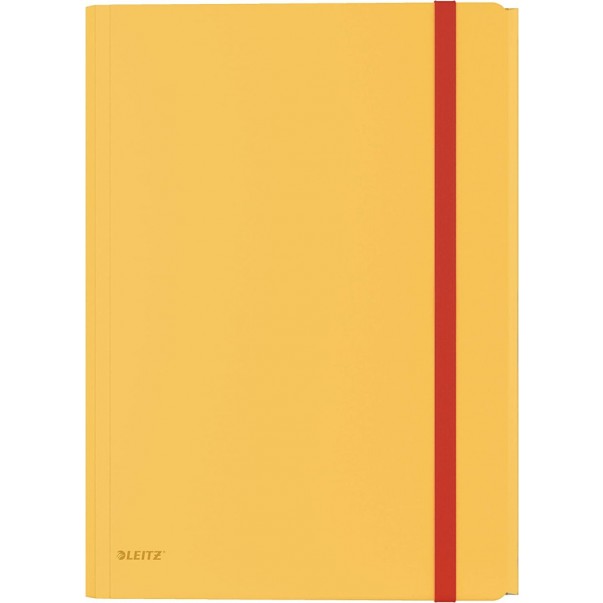 MAPA Z ELASTIKO IN ŽEPOM A4 PP LEITZ COSY RUMENA 46190019