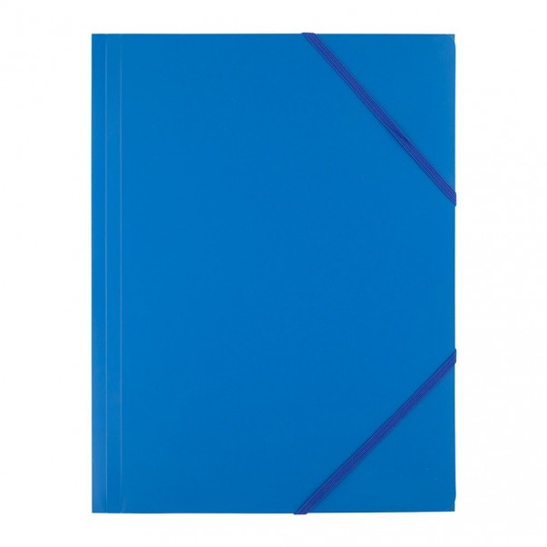 MAPA Z ELASTIKO PVC LEVIA A4 (MODRA)