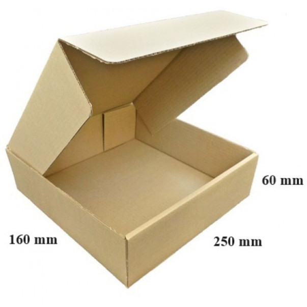 ŠKATLA PAKETNA SENDBOX A5+ 250X160X60MM D10