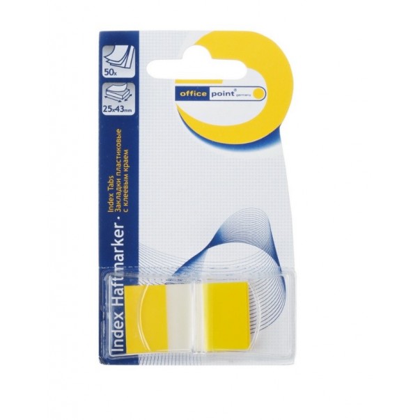OZNAČEVALEC STRANI OFFICE PVC 25X43 (RUMEN)