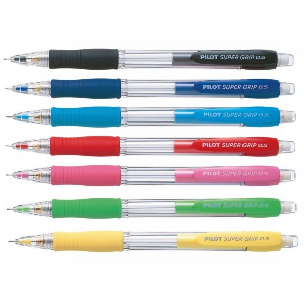 SVINČNIK TEHNIČNI PILOT H-185 SUPER GRIP (ČRN)