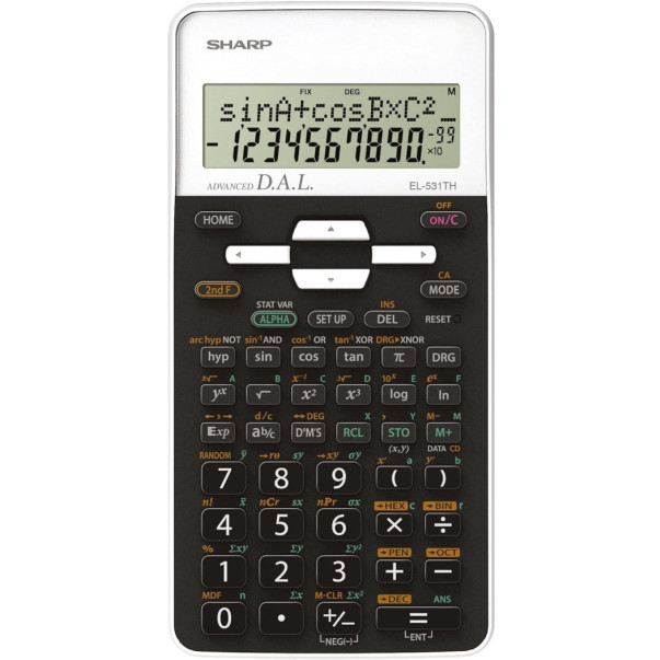 KALKULATOR TEHNIČNI SHARP EL-531THW BEL