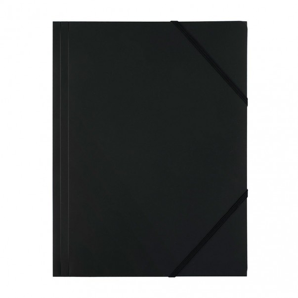 MAPA Z ELASTIKO PVC LEVIA A4 (ČRNA)