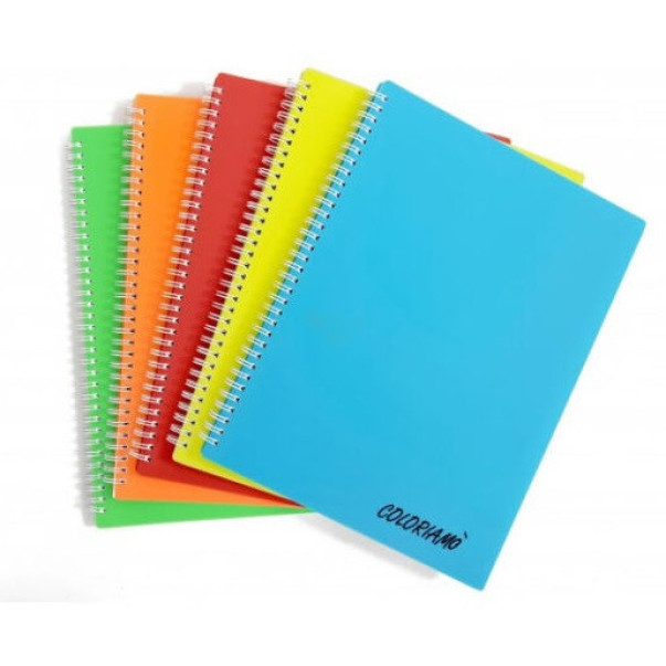 BLOK KOLEGIJ A5 TP ČRTAN PVC 80L TO.