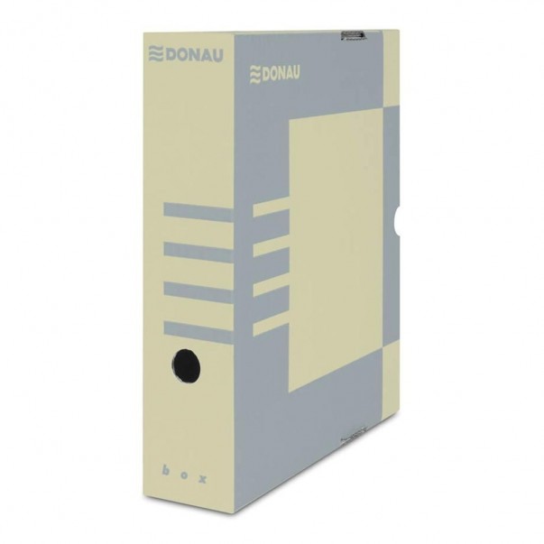 ŠKATLA ARHIVSKA A4 DONAU 8CM (RJAVA)
