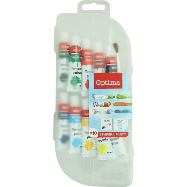 BARVICE TEMPERA 1/10 10ML PVC OHIŠJE