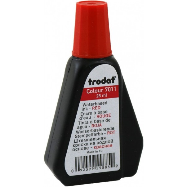 ČRNILO ZA ŠTAMPILJKE TRODAT 7011 28ML RDEČA