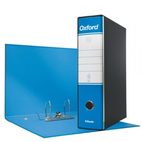 REGISTRATOR OXFORD A4 ŠIROK + ŠKT. (SVETLO MODER)