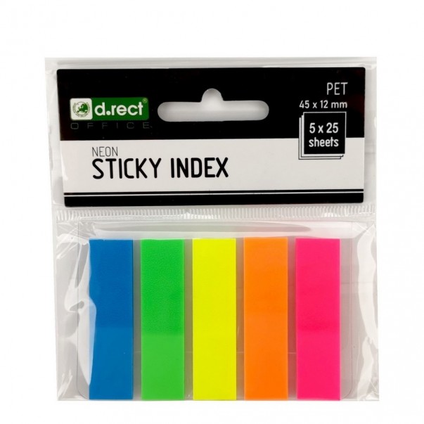 OZNAČEVALEC STRANI LEVIA PVC 45X12MM 1/5 BARV INT. 009354