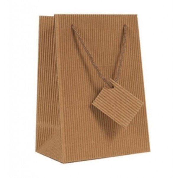 VREČKA DARILNA A5 VALOVITA LEPENKA