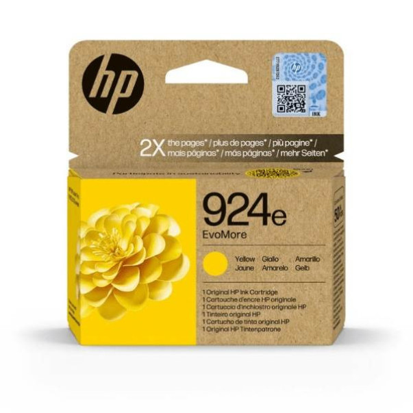 ČRNILO HP 4K0U9NE YEL. 924E ZA 800STR. OFFICEJET PRO 8135E/8120/ 8122E/8124
