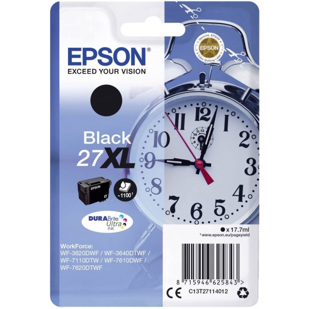 ČRNILO EPSON C13T27114012  17,7ML  BLACK