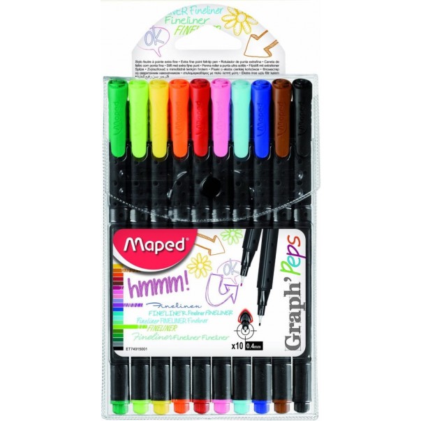 GRAFIČNO PISALO MAPED GRAPH'PEPS 0,4 1/10