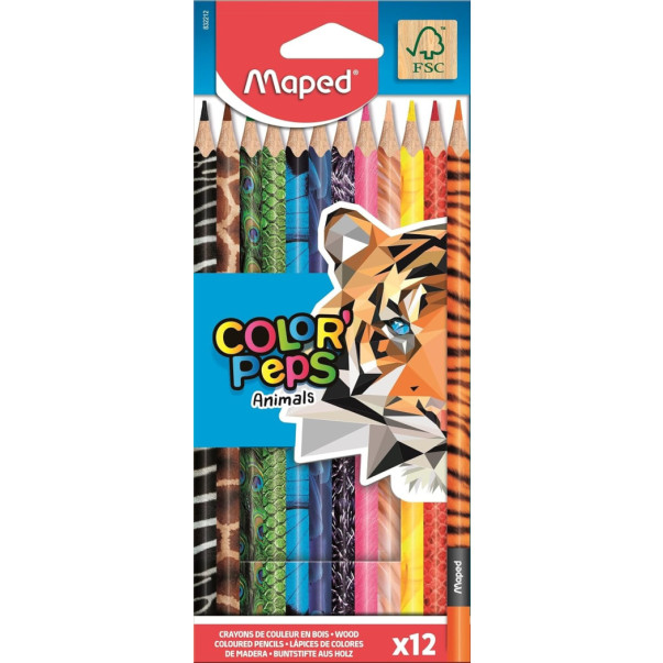 BARVICE MAPED COLOR'PEPS TRIROBNE 1/12 ANIMALS