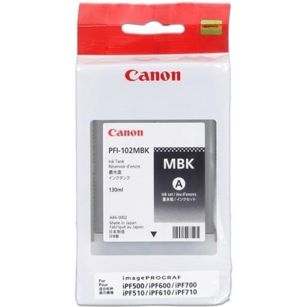 ČRNILO CANON PFI-102 MATT BLACK